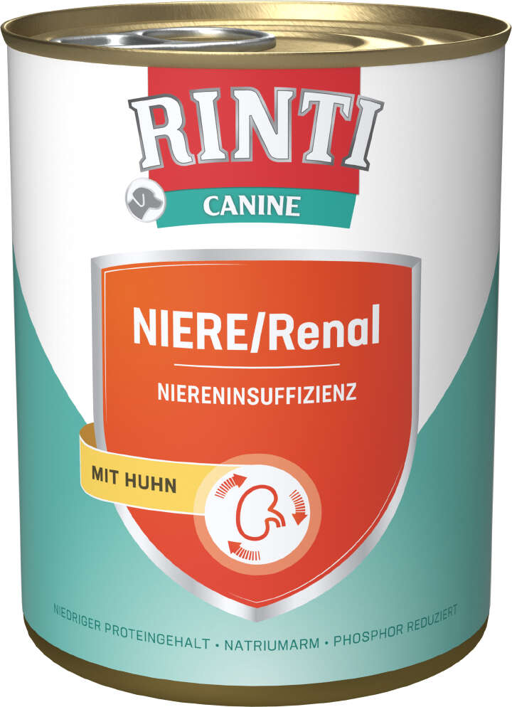 RINTI Hunde-Nassfutter Canine Niere/Renal Huhn